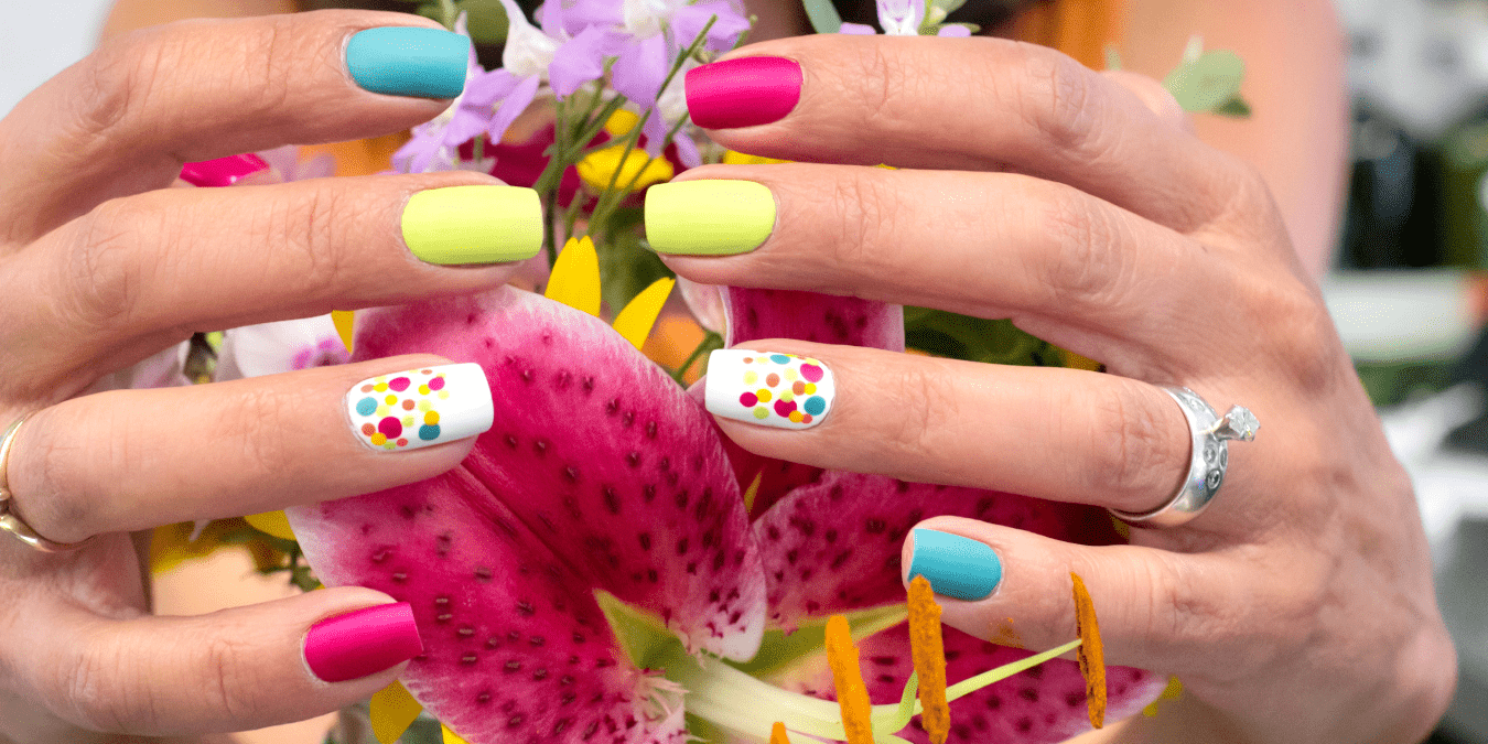 Polka Dot Nails Exploded 830% in Searches — How to Get the Trend Right at Home or at the Salon